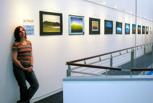 Jill at the An Lanntair Arts Centre Photo by Maggie Parks