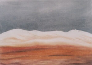 Brighde Mountain veiled with snow