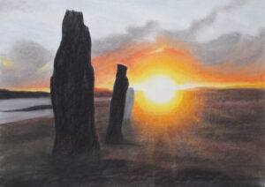 Equinox Eve, Sunset Callanish